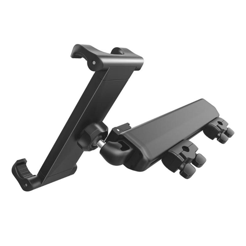 Car Seat Headrest Tablets Holder For 4.7 to 11inch Devices Featuring Adjustable Side Pull and Stable Mounting