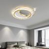 Plafoniere a LED rotonde moderne e semplici per soggiorno, camera da letto, studio, lampadari in acrilico dorato, illuminazione nordica per interni