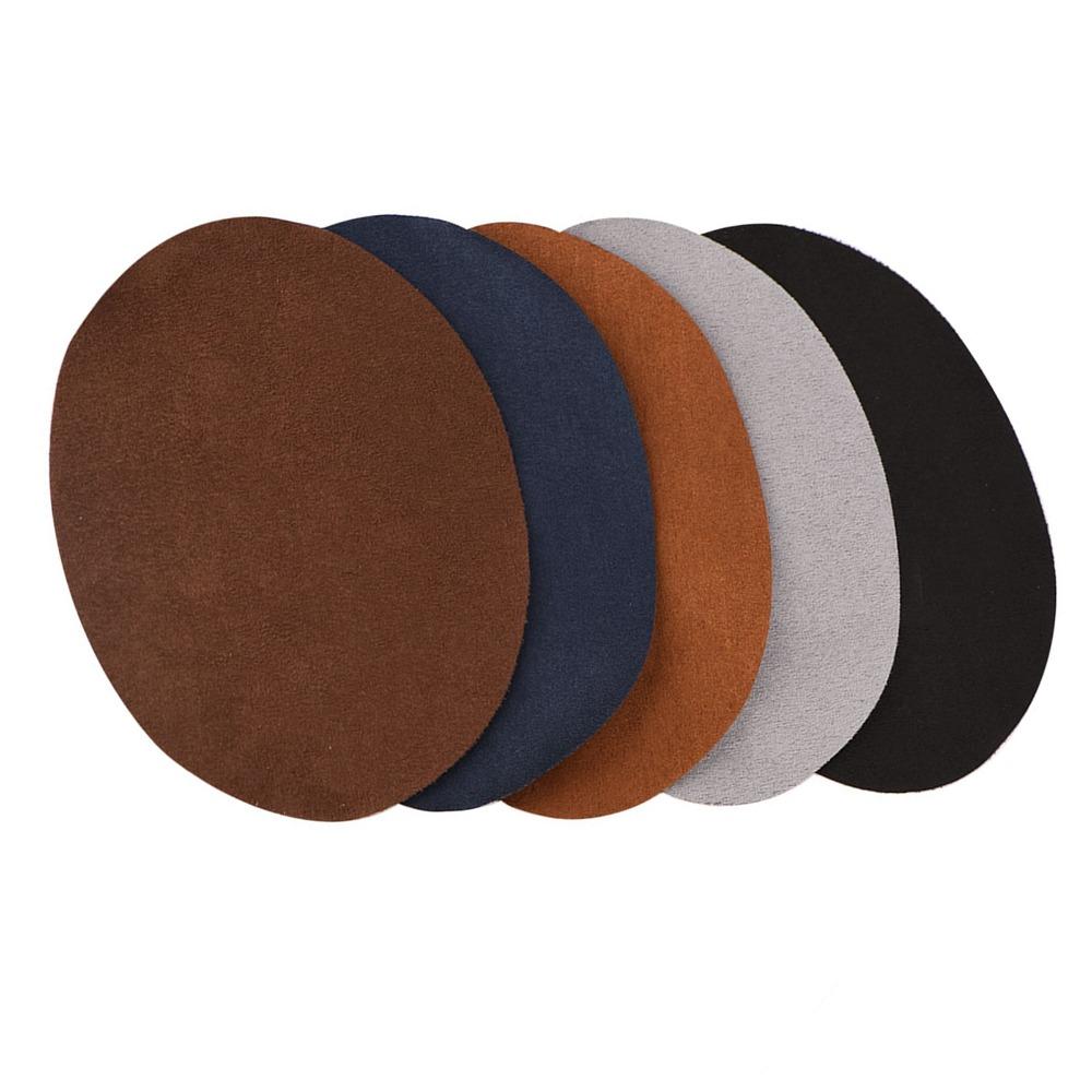 10pcs PU Leather Elbow Fabric Decal es 5 Colors Sew On Fabric Decal es  For Clothes