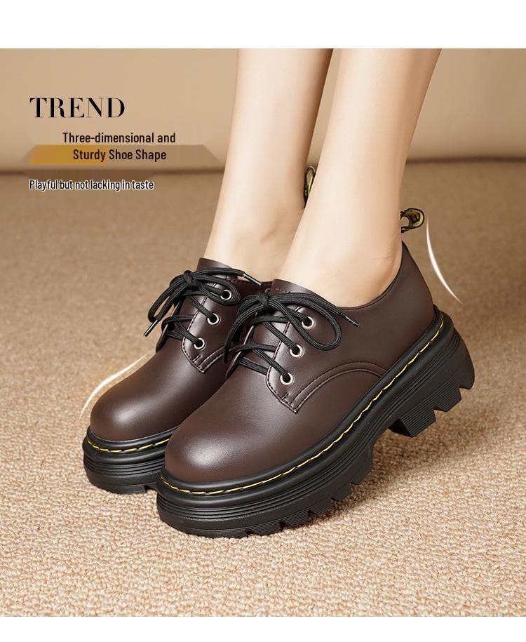 Dámské univerzální mokasíny s kulatou špičkou - Skrytý podpatek, Robustní podrážka, Jarní móda 2025