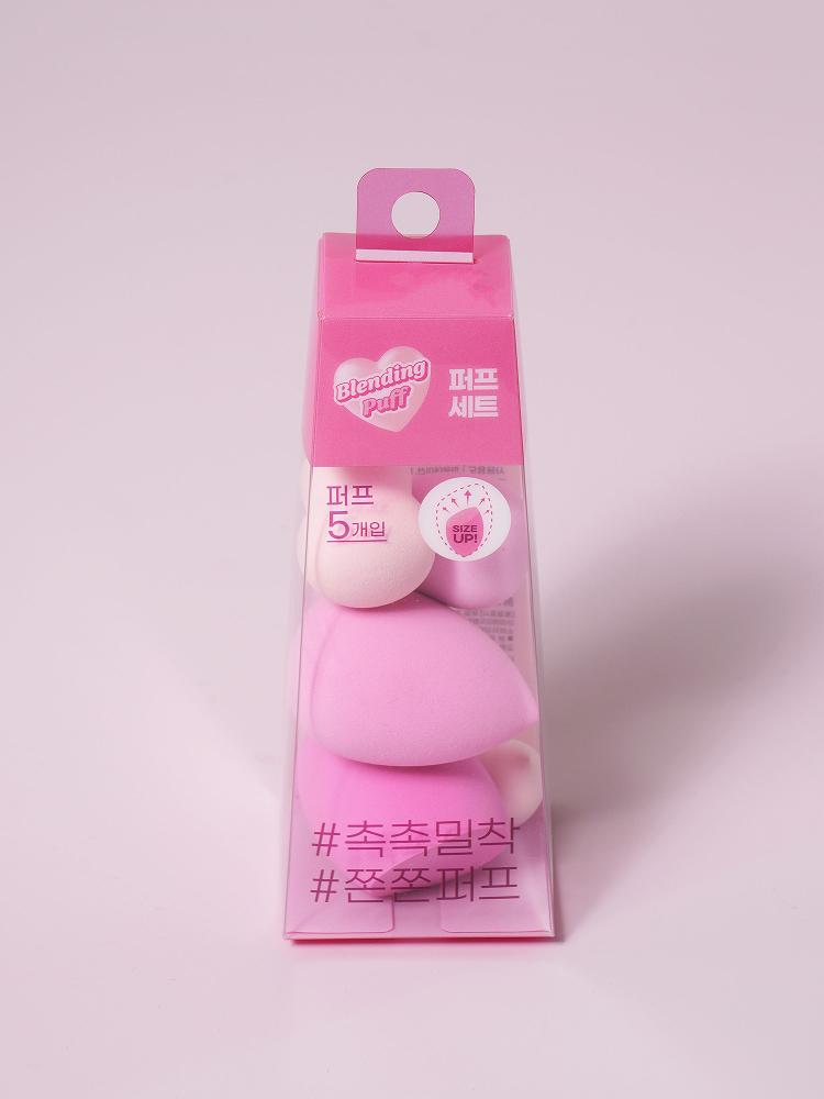 Lovely Makeup Puff Set (5-Count)