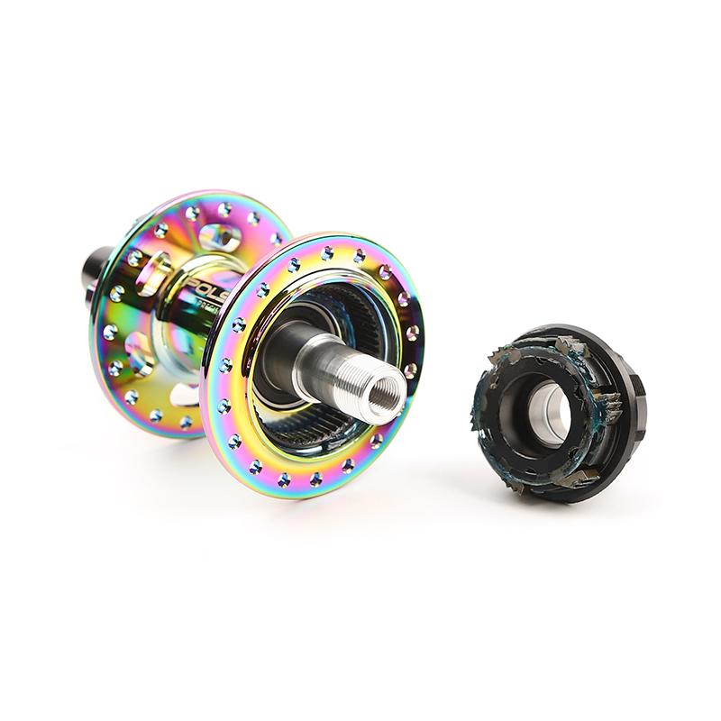 POLSO BMX Racing Hub 36 Holes Disc Brake 6 Pawls 120 Clicks 3/8 x 110mm BMX Hubs