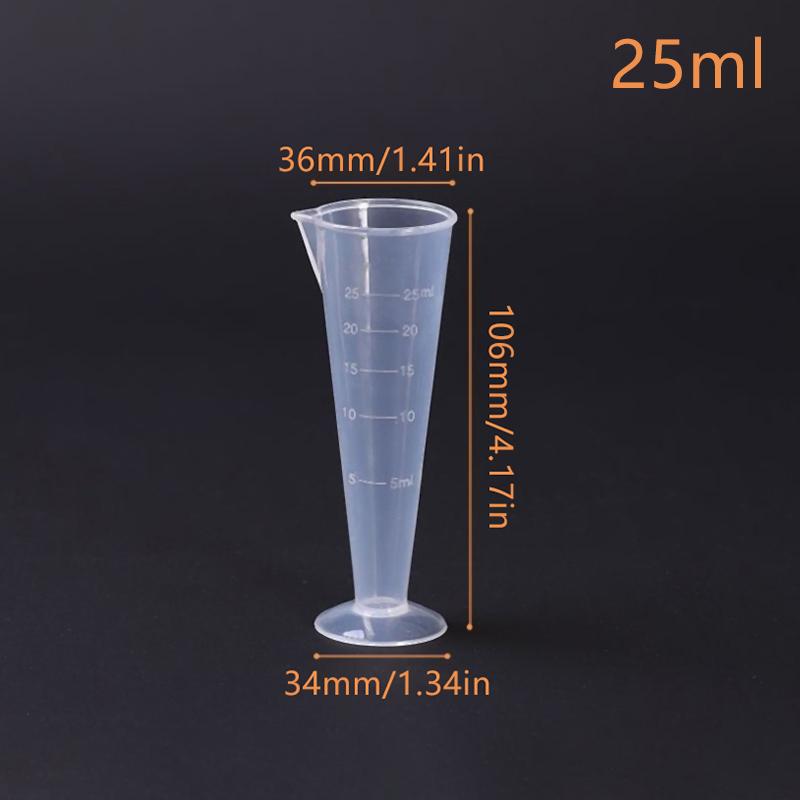 Vaso medidor de plástico transparente con escala, pico vertedor sin asa, recipiente para líquidos para suministros de barra de cocina