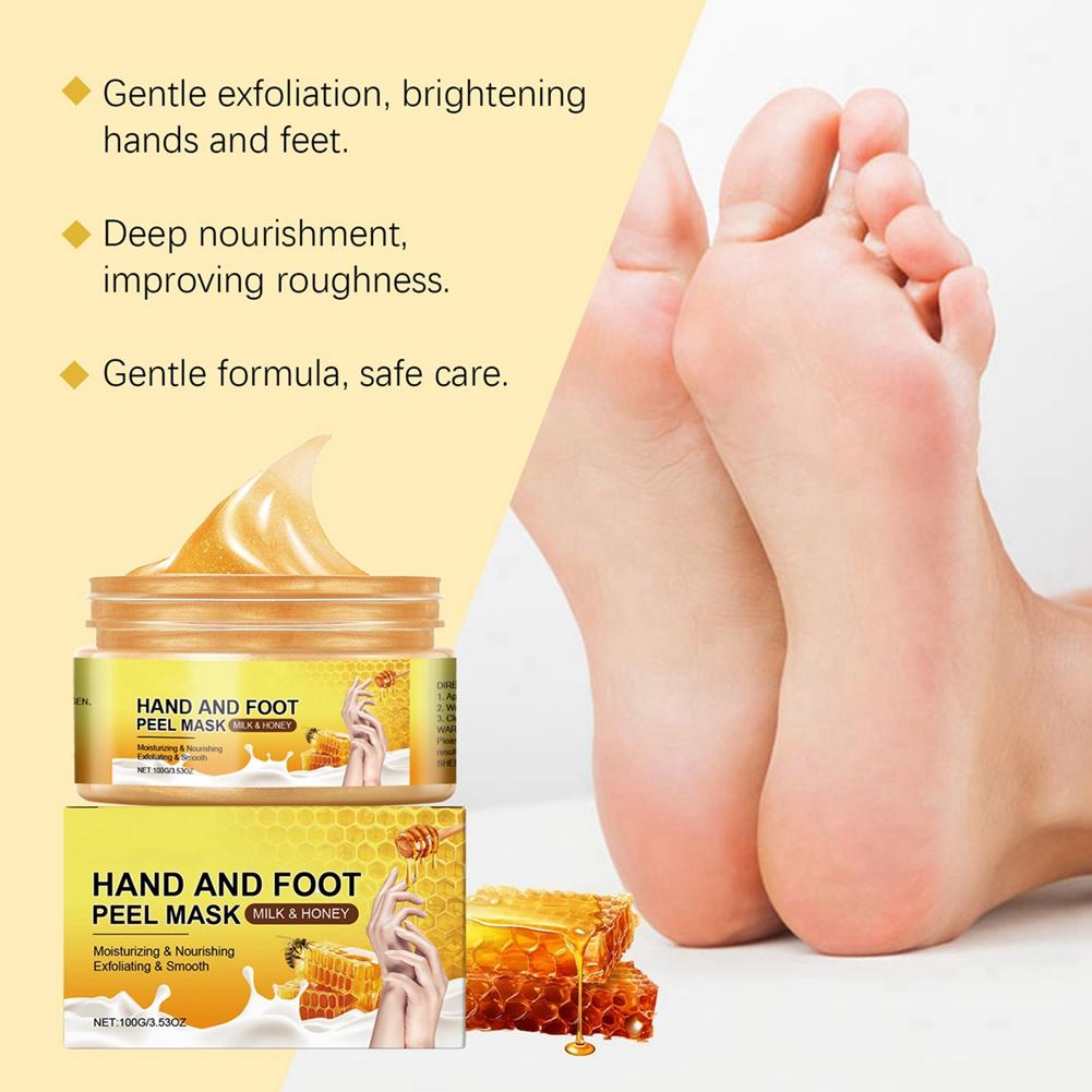 Milk Honey Hand and Foot Peel Mask Moisturizing Nourishing Smooth