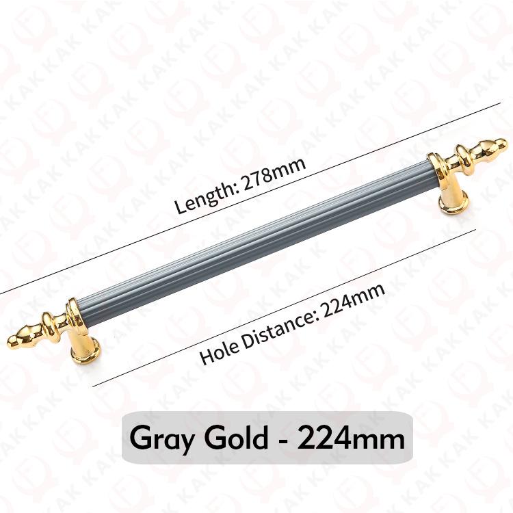 KAK Europäischer Stil Möbelgriff Gold Küchenschrankgriffe Aluminiumlegierung Schwarze Schubladengriffe Türgriffe Möbelbeschläge