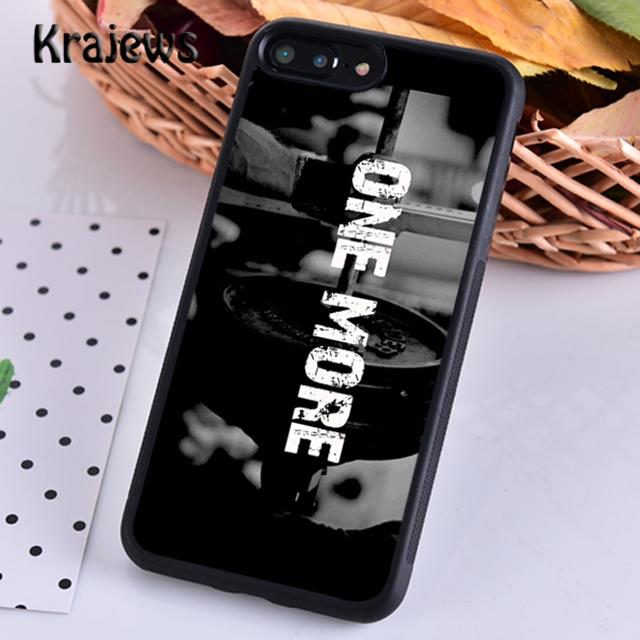 Krajews Gym Fitness Bodybuilding Phone Case Cover For iPhone 17 Air 16 15 14 Plus 11 12 13 Pro Max Plus Coque Fundas