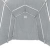 Motorcycle Tent Garage - Motorguard MG2 - 1.6x2.4m - Galvanized Steel - PE Tarp 260g/m² Grey