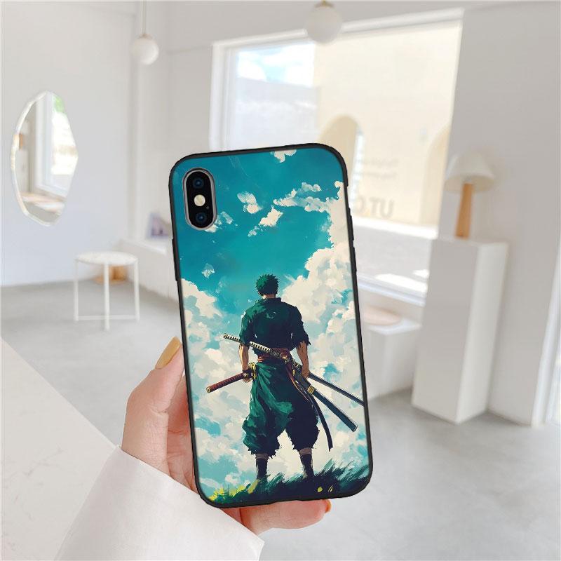 FM45 One Piece Zoro Soft Shell Phone Case for Redmi Note 13 14 Pro+ Plus A3 A3X 13X 13C 13R 14S 14C 14R