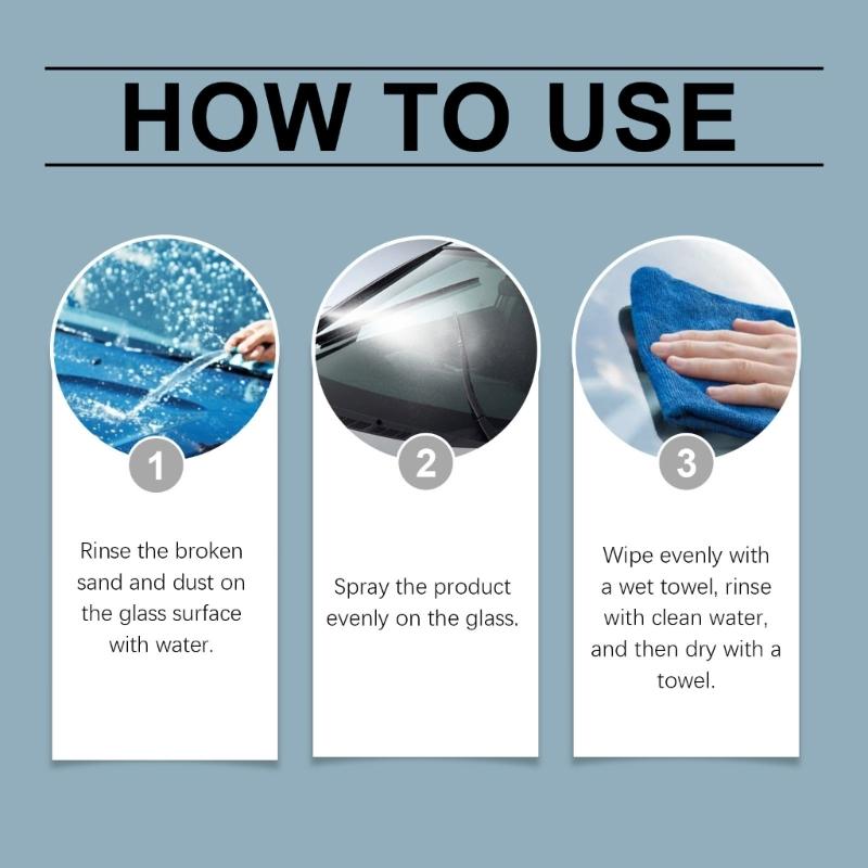 Car Window Rear View Mirror Rain Cover Hydrophobic Coating Car Glass Coating Rain Protection Agent Oil Film Remover