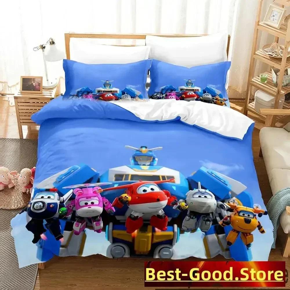 3D-Druck Super Cartoon Flügel Bettwäsche-Set Bettbezug Laken Bedrucktes Bett-Set Kissenbezug Bett Voll Queen King Size Bettdecke Schlafzimmer