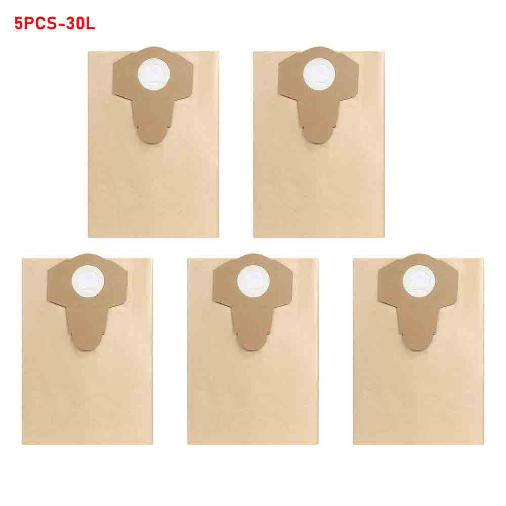 20L 30L Wet and Dry Vacuum 5/10pc Dust Bags for Einhell BT-VC1250S/BT-VC1250/20 Li S-Solo/TC-VC 18 Paper Dust Collection Bags