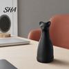 Stylish Office Ornament 3D Printed Cat Ornament, Minimalist Geometric Design, One-Piece One-piece Sculpture Durable Sculpture, for Home Bedroom Decor