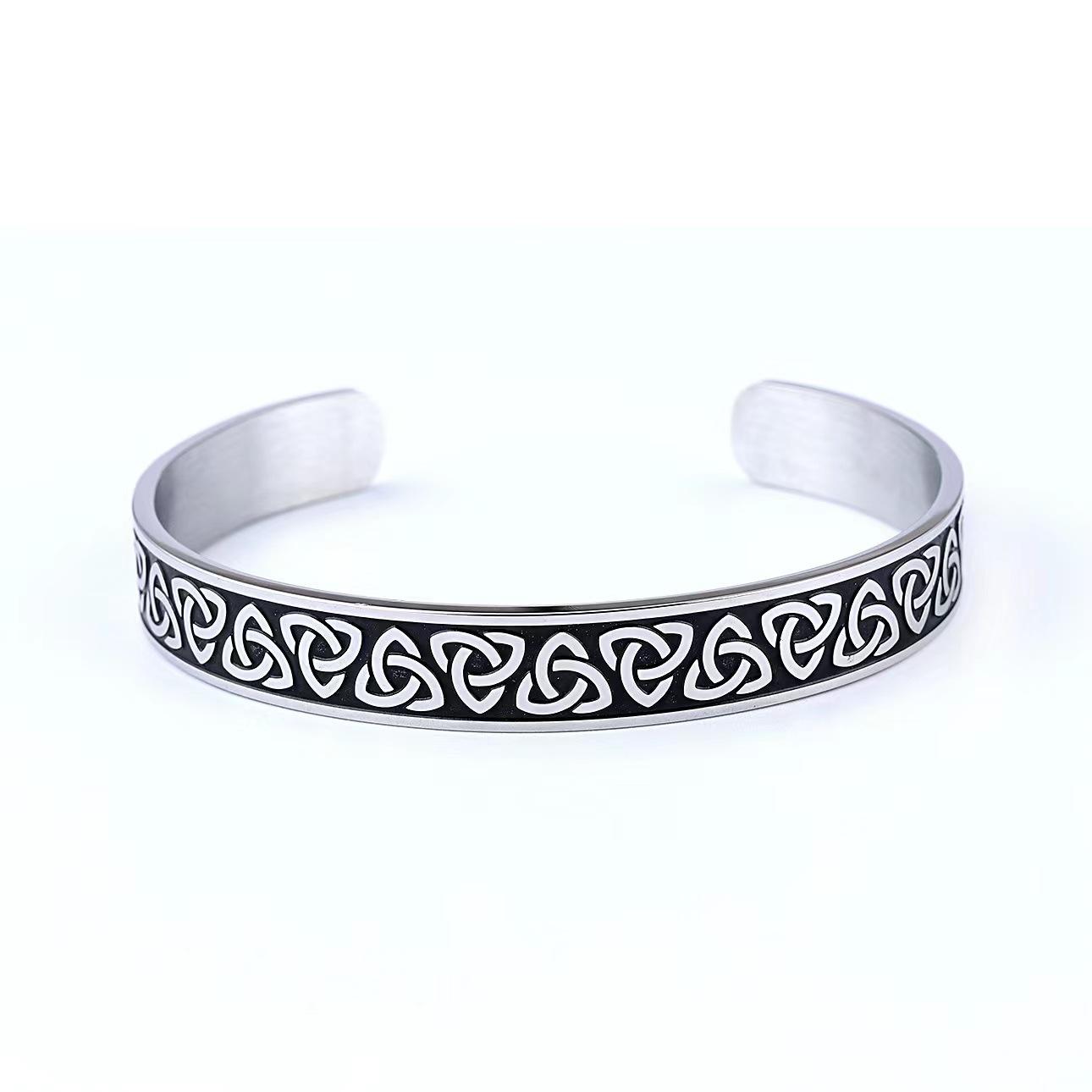 Viking Rune Bracelet For Men Norse Mythology Inspired Jewelry Handmade Adjustable Viking Armband