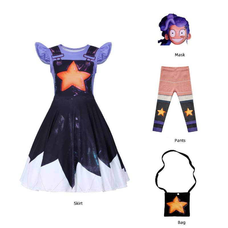 

Poppy Playtime Lily Lovebraids Costume Dress For Cosplay And Halloween Events 150cm