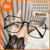 Xiaomi Anti-Blue Light Glasses Frames for Girls, Korean Version, Plain Face Makeup, Elegant Square-Shaped Glasses for Myopia.2055