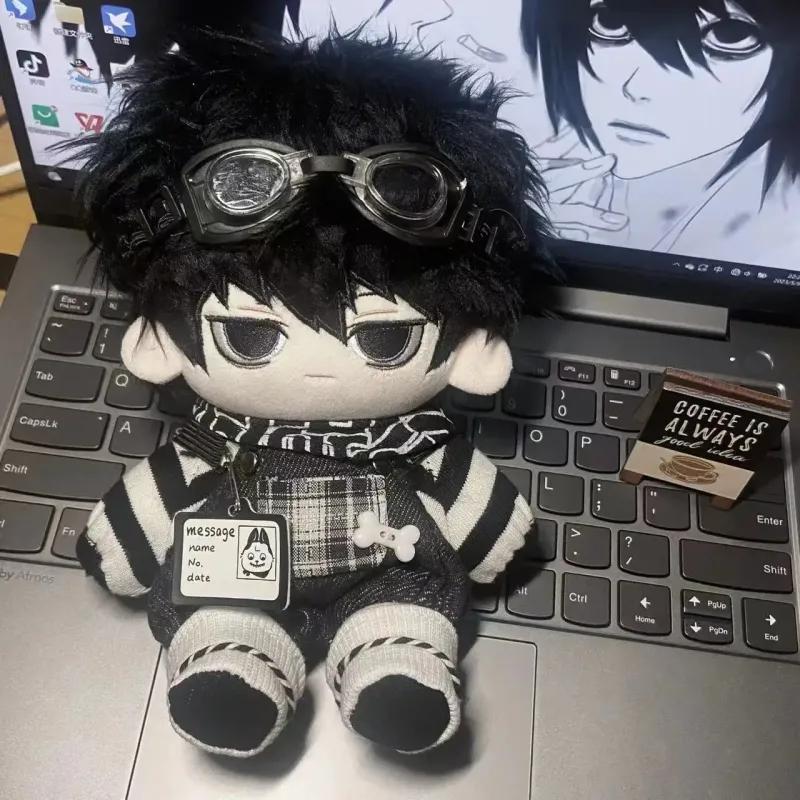 20cm Stuffed Anime Death Note L.Lawliet Yagami Light Cotton Doll Cute Plush Dress-up Toys for Children Adult Birthday Decor Gift