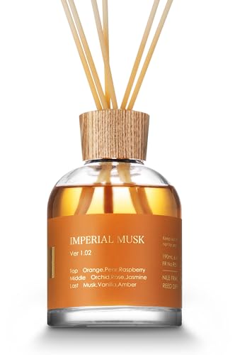 

NILE Reed Diffuser, White Musk, Imperial Musk Scent, Approx. 2.5 Month Supply, 190ml