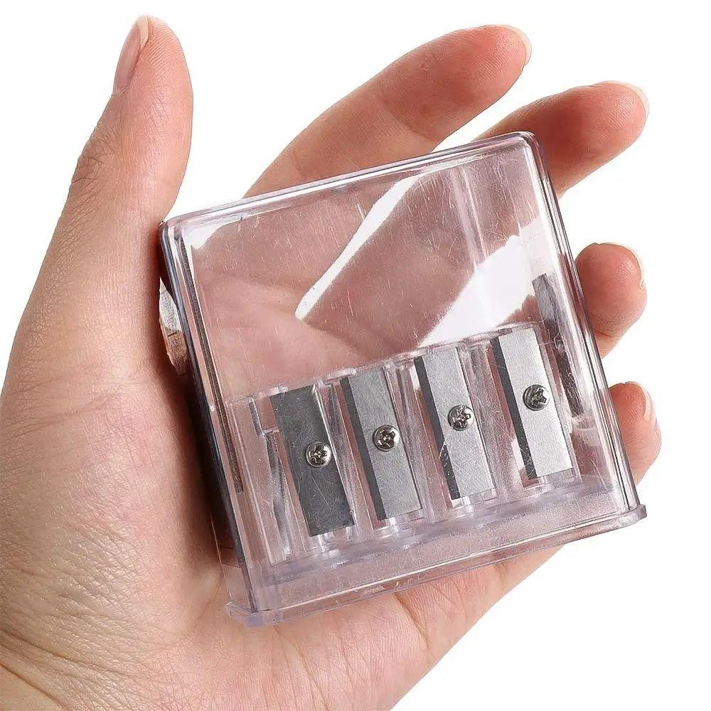 Transparent Pencil Sharpener Multi-functional Sketching Students Manual Sharpener Students Use
