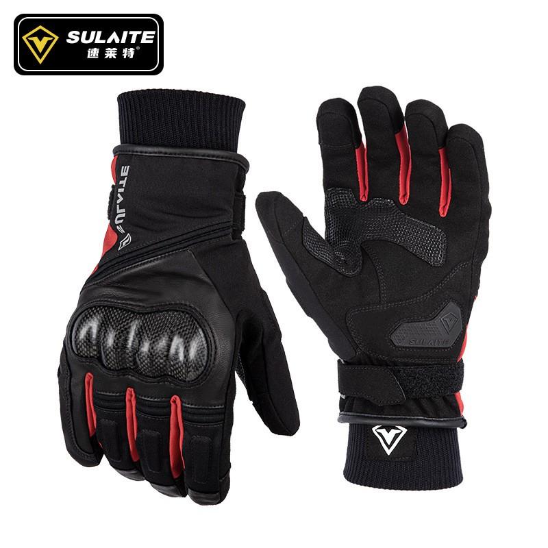 Winter Motorcycle Gloves Waterproof Windproof Thermal Lined Touchscreen Compatible Cycling Protective Gear Safety Medium