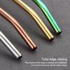Stainless Steel Straw Spoons, Innovative Dessert Kitchen Tools, Shovel Spoon Straws For Bar Use