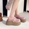 Thick-soled Women's Spring One-pedal Lazy Women's Shoes, New Heightening Outer Wear Bag Head and Half Slippers