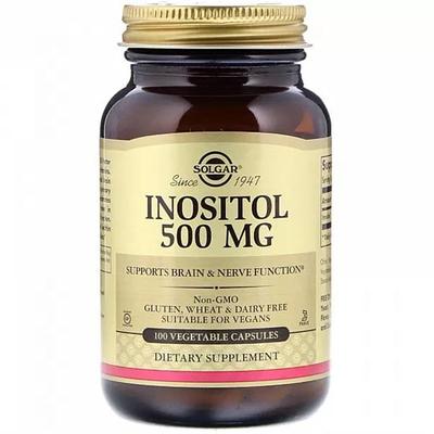 Inositol, 500 mg, 100 Cápsulas Vegetais