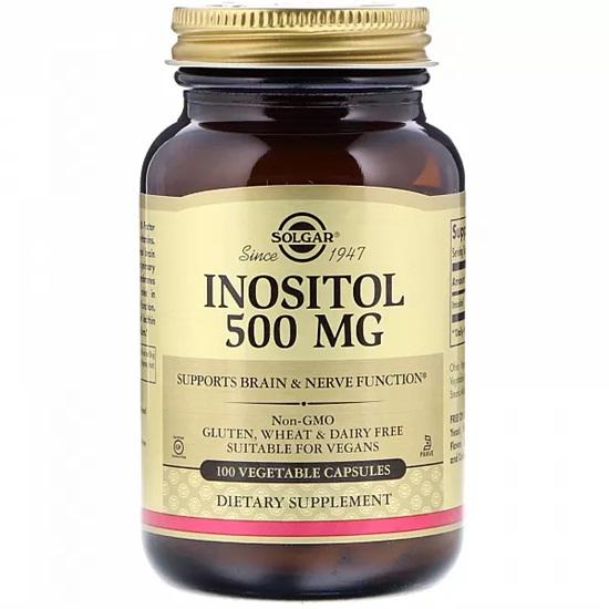 

Solgar - Inositol, 500 mg, 100 Veggie Caps