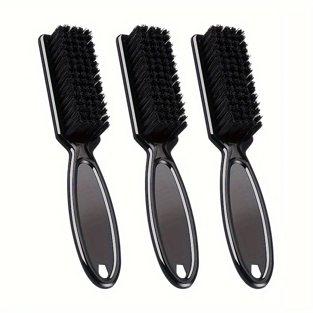 Barbier Nackenwedel Pinsel Sets Kunststoffgriff Friseur Weiches Haar Reinigungsbürste Kopf Form Schnitzerei Reinigungsbürste