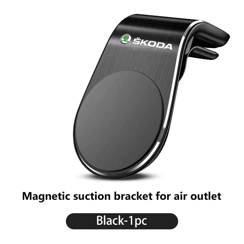 Sfrab5 Supporto Telefonico Magnetico a L per Auto Clip Supporto Smart Phone per Auto Per Skoda Kamiq Karoq Octavia 2 3 Rapid Scala Kami Fabia VII VRS