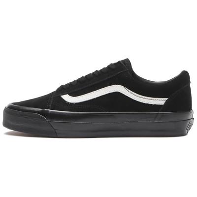Premium Old School Abriebfeste Low-Top Skateboard-Schuhe Unisex Schwarze Sneaker VN000D56B8C
