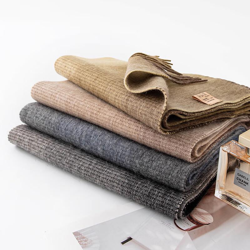 Women's Premium 100% Wool Color-block Scarf Shawl