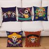 Mexican Day of The Dead Pillowcase Bedroom Living Room Sofa Home Decoration Pillowcase Cartoon Flower Skull Print Cushion Cover