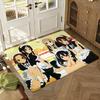 K-ON! Anime Floor Mat Soft Thickened Absorbent Non-Slip Bedroom Living Room Door Mat Home Decor Flannel Rugs