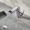 LED Bathroom Basin Faucet Hot and Cold Crane Brass Digital Display Sink Mixer Single Lever Sink Faucet Water Faucet Crane