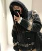 Cpgn Studio [2-Way] Nordic Deer Toggle Hoodie Knit Charcoal