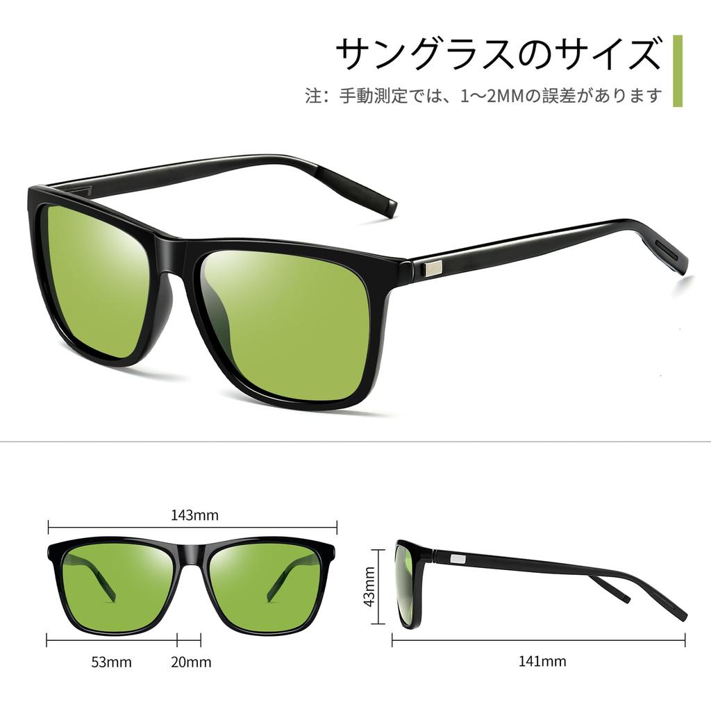 Joopin Polarized UV400 Wellington for and Running Men's Sunglasses, Protection, Style, Lightweight, Driving, Sports, Fishing, Golf, Mountaineering,