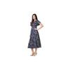 OOMPH! Women' Western & Fusion Wear Midi Dresses for Women, Beach, Md62