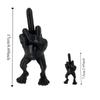 Prank Middle Finger Figure Crafts Middle Finger Statue Finger Resin Ornament  Landscape Garden Pot