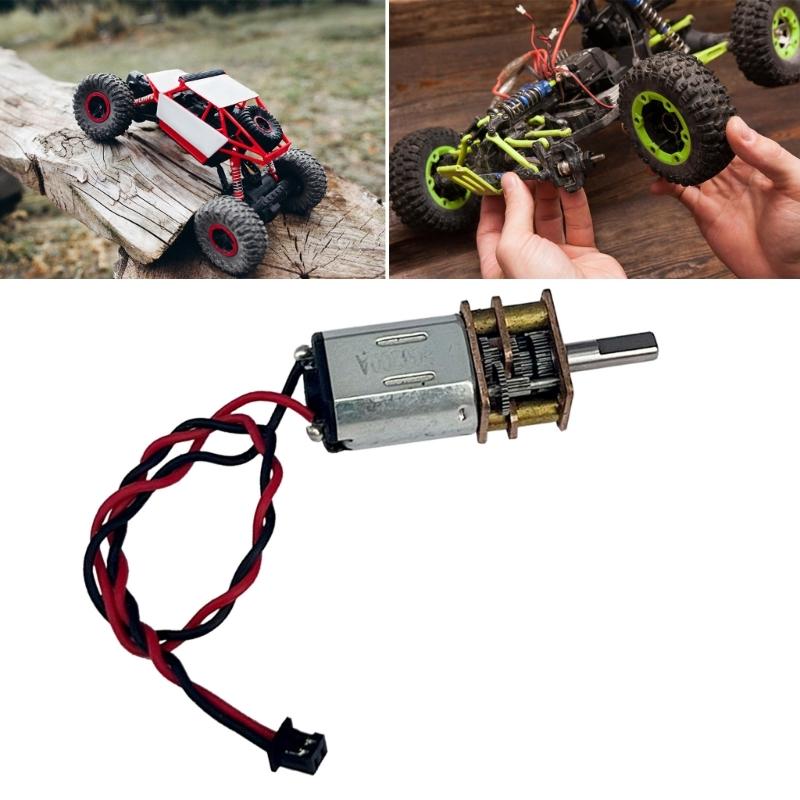 4PCS Metal Reduction Motor Double Voltages 3V-6V Gear Motor For Science Experiment Robot And Electronic Project Supply
