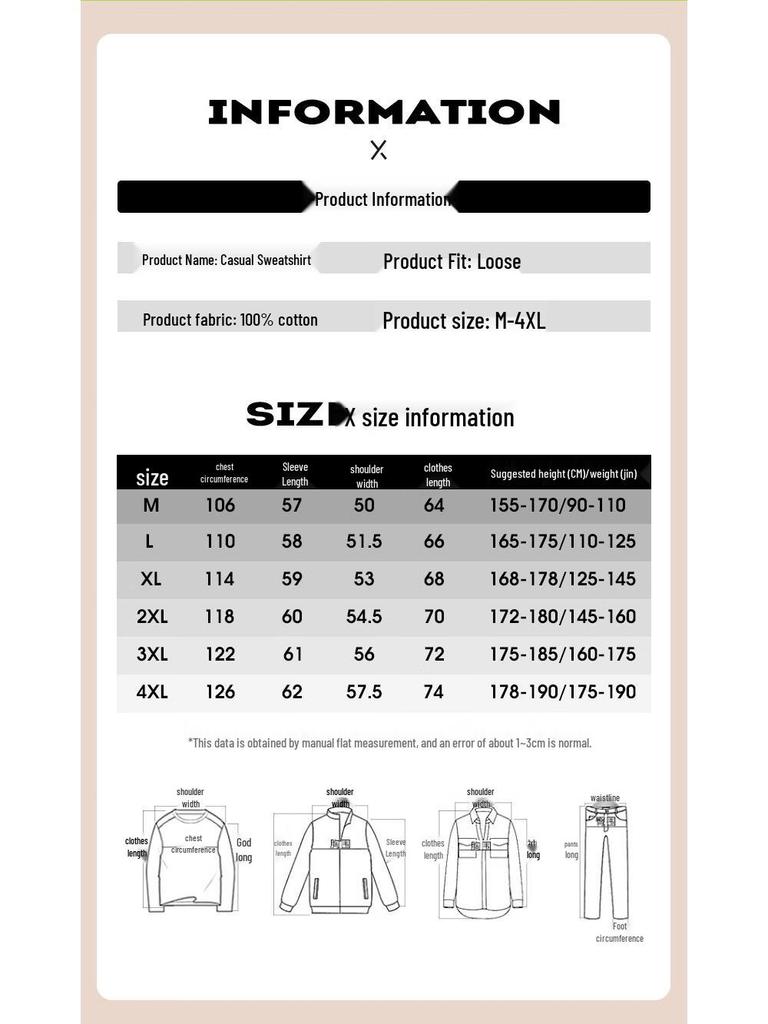 Warrior Men's Round Neck Long-Sleeve Sweatshirt