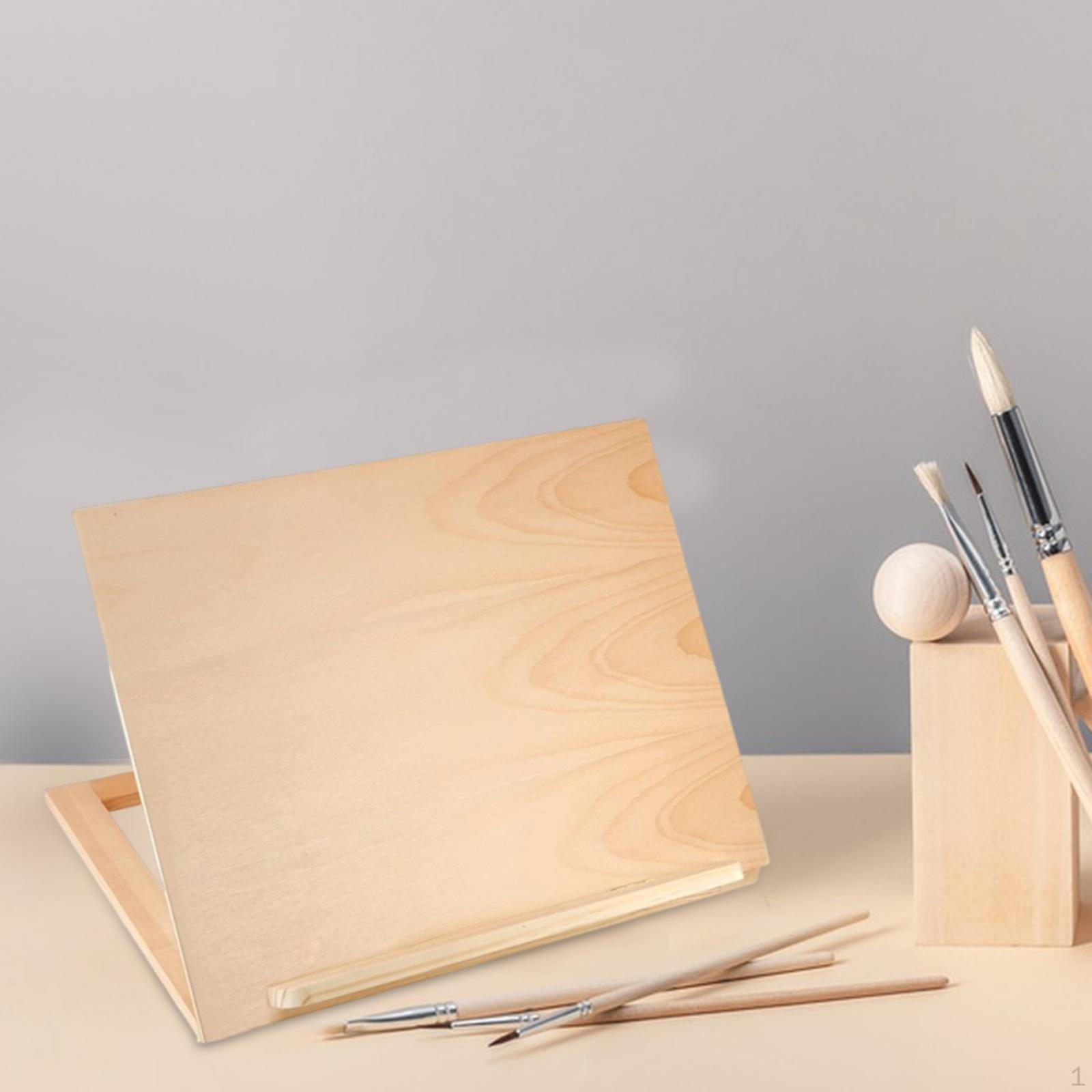 

Настольный мольберт Доска для рисования Художник Складной Художники Деревянный Легкий Регулируемый Дисплей Single Easel