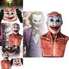 Scary Halloween Joker Jack Skellington Double Layer Latex Mask For Terrifying Costumes
