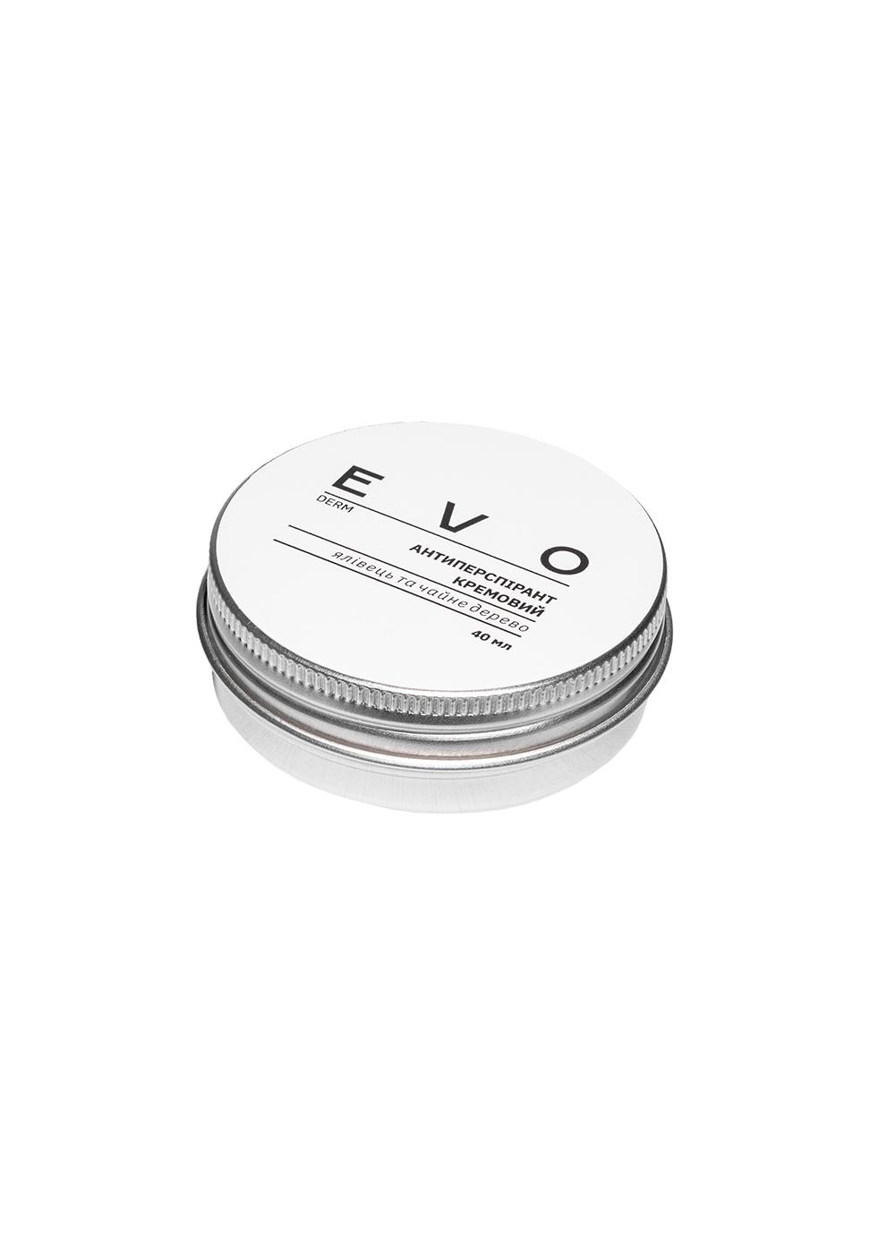 

Крем-антиперспірант з ялівцем та чайним деревом EVO derm 40 г