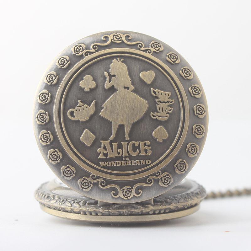 New Arrival Vintage Quartz Pocket Watches Analog Pendant Necklace Fob Watch
