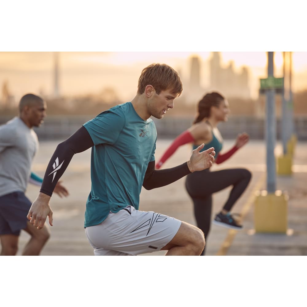 Compression Arm [Reebok] Sleeves-Black-S/M Black/S/M