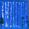 Curtain Garland On The Window USB Power Fairy Lights Festoon with Remote New Year Garland Led Lights Christmas Decoration