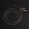 Hip Hop Double Layer Gun Black Metal Belt Chain With Large Eagle Claw Pendant For Men And Women