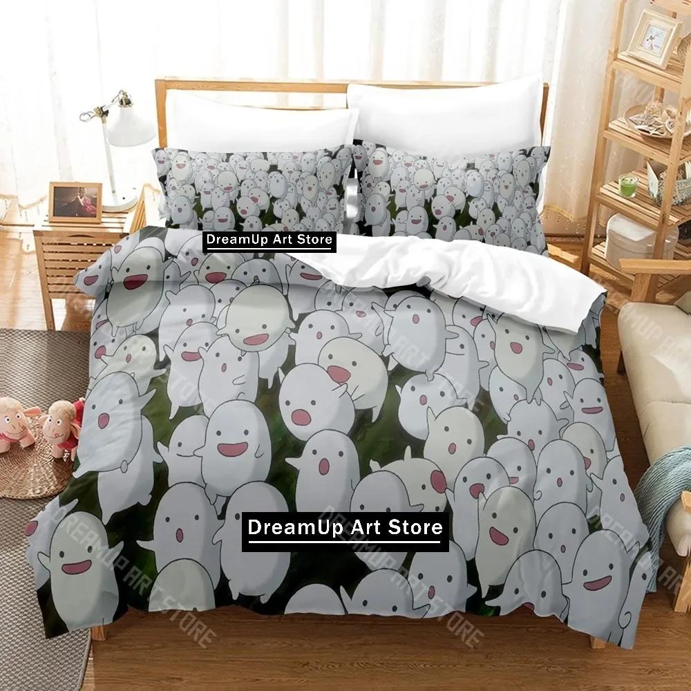 3D-tryck Pojken och hägern Sängkläder Set Enkelt Twin Fullt Queen King Size Sängset Vuxen Barn Sovrum Täcke Set Anime Säng