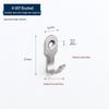 Black Stainless Steel Single Clothes Hook for Home and Hotel Use