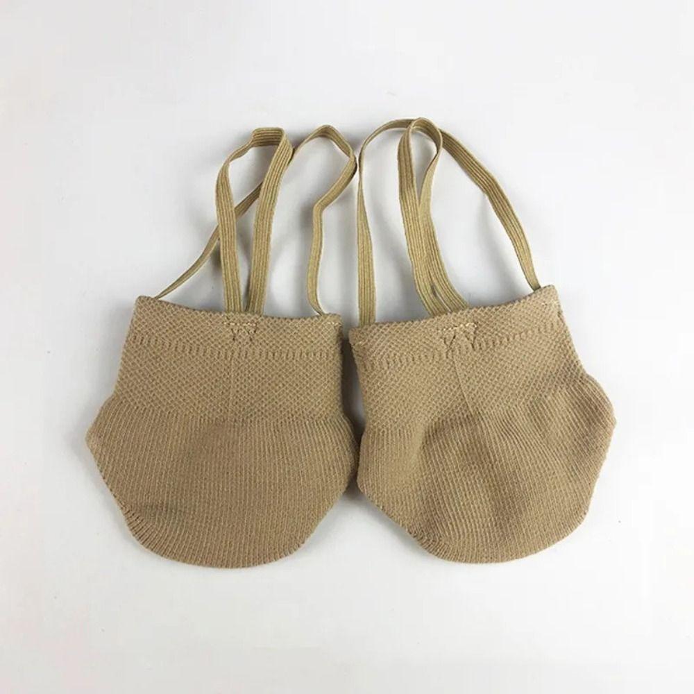 Half Sole Rhythmic Gymnastics Socks Knitted Fabric Gym Dance Socks Competition Use